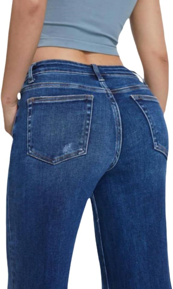 Elegant Comfort Wide-Leg Jeans™